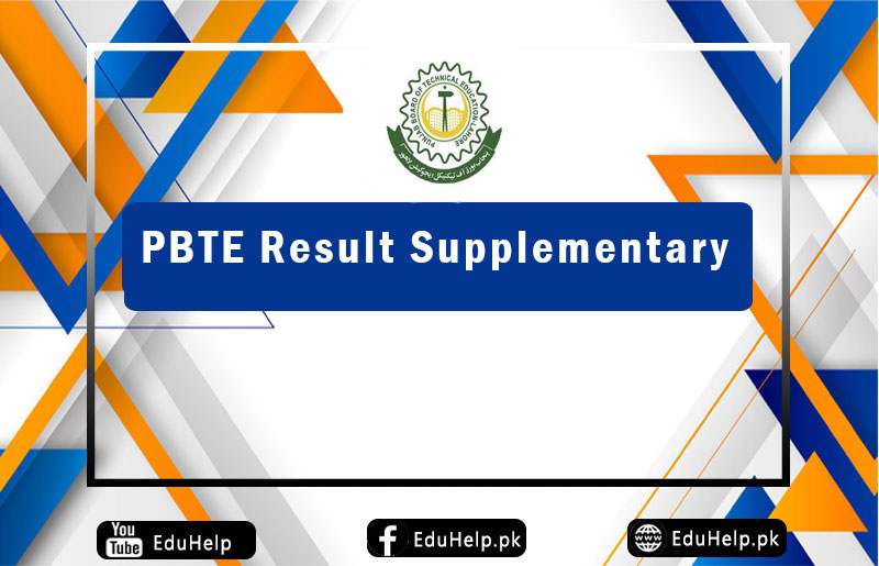 PBTE Result Supplementary