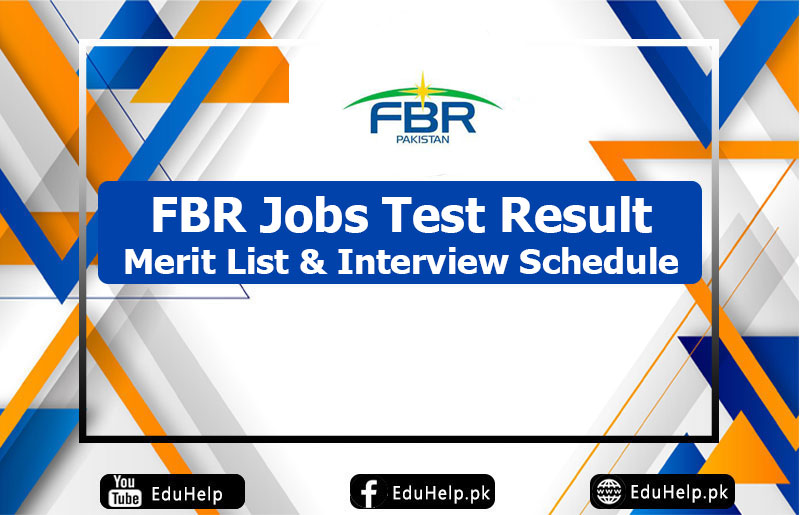 FBR Result Merit List