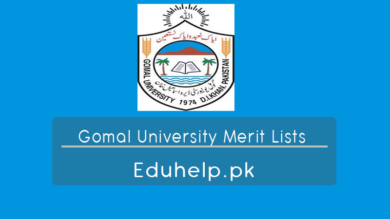 Gomal University Merit List Spring/Fall Admission Fee Structure