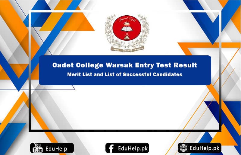 Cadet College Warsak Result 8th Class 1st Year