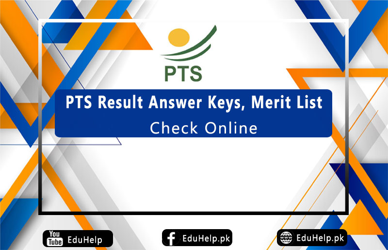PTS Result Answer Keys, Merit List