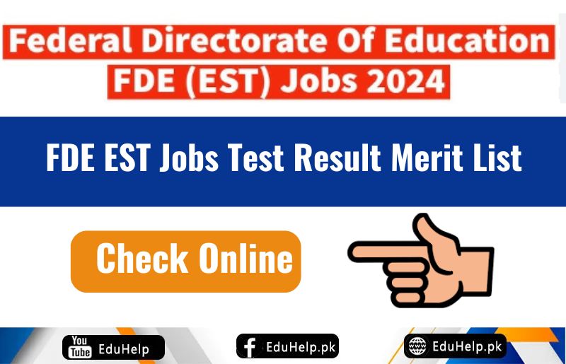 FDE EST Test Result 2024 Merit List