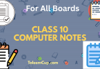 Class 10 Computer Notes